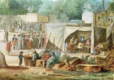 View of the Tuileries from the Place de la Revolution by Thomas Naudet